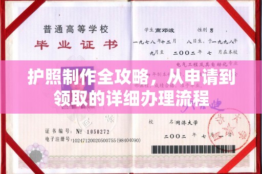 长武护照制作全攻略，从申请到领取的详细办理流程